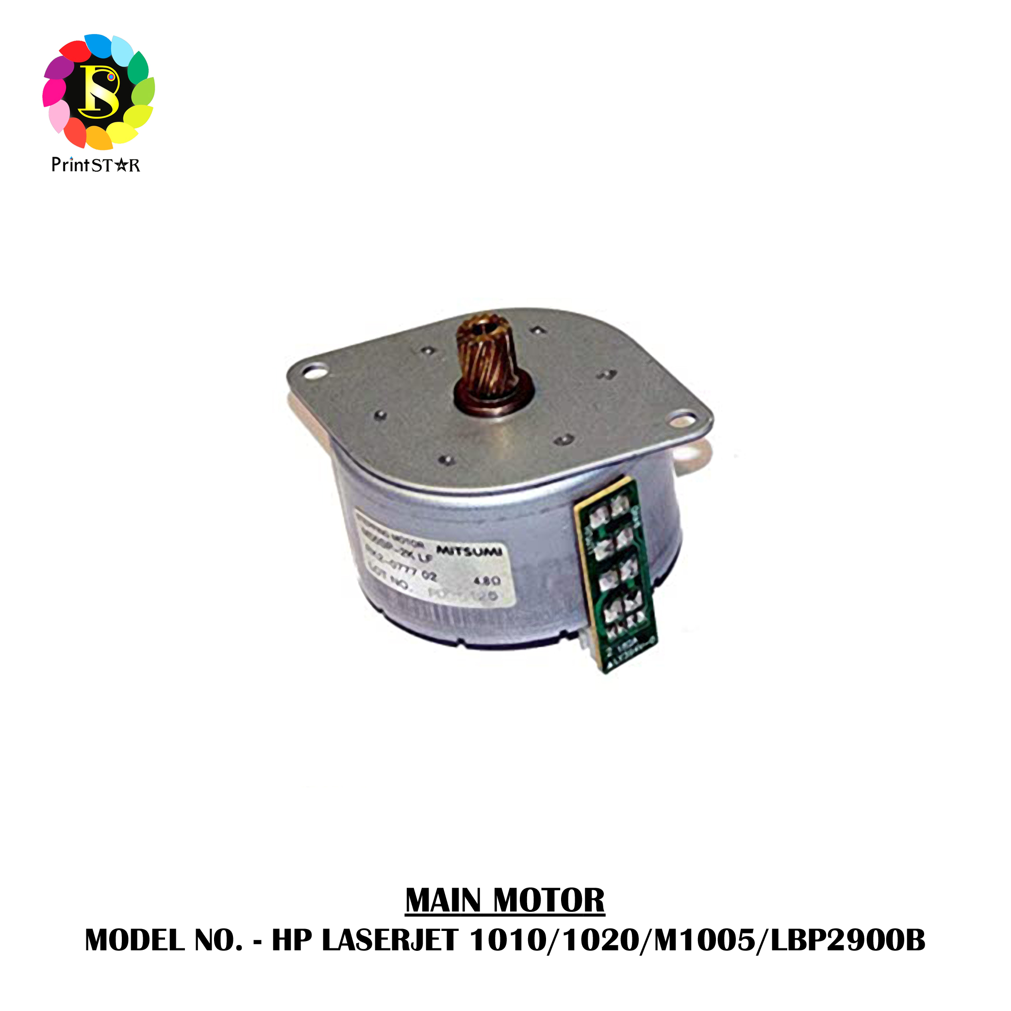 Print Star Main Motor For Hp Lj 1010 M1005 1020 Lbp2900b Refurbished 